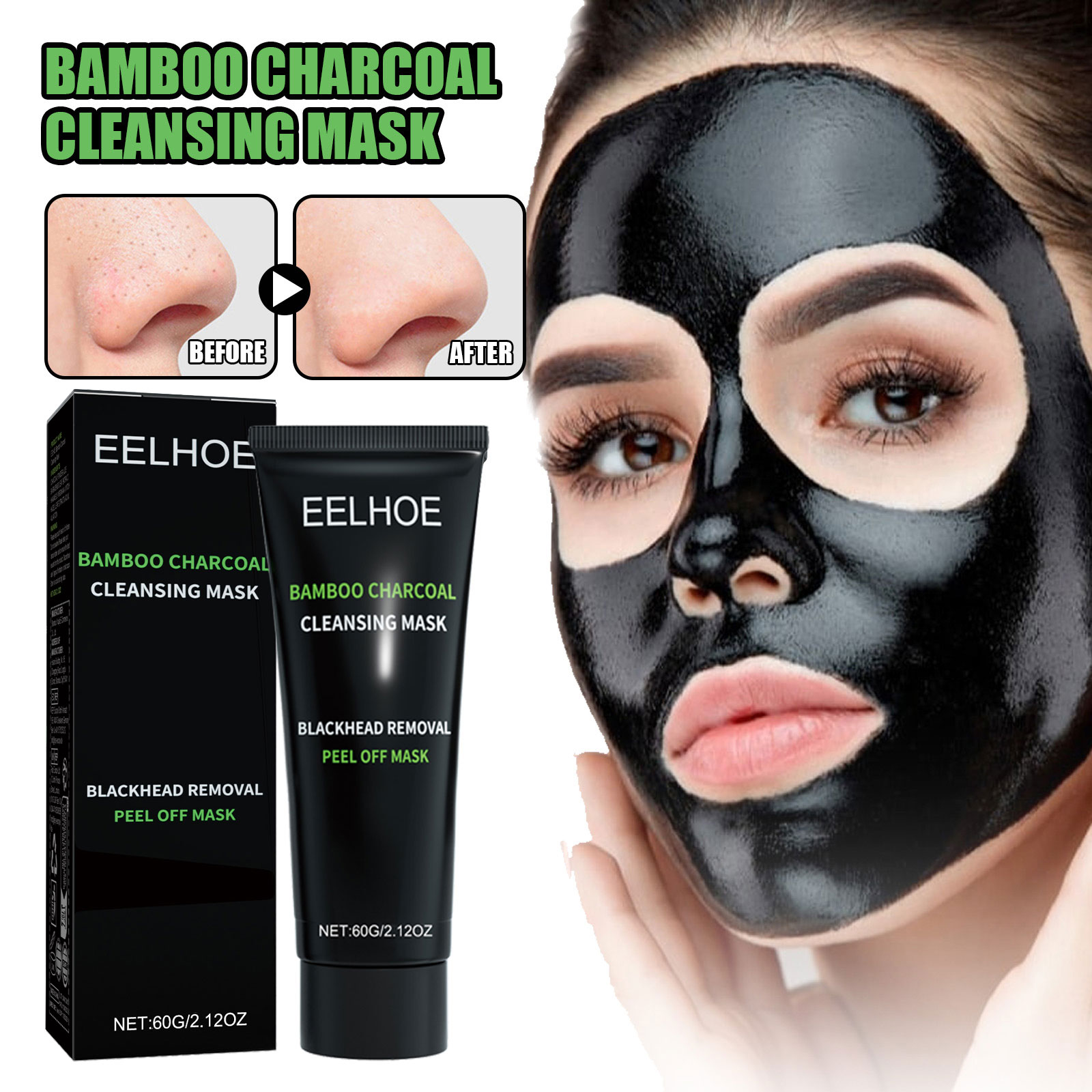 Отрывная маска с бамбуковым уг – обзор и цена Mud Mask Kaolin